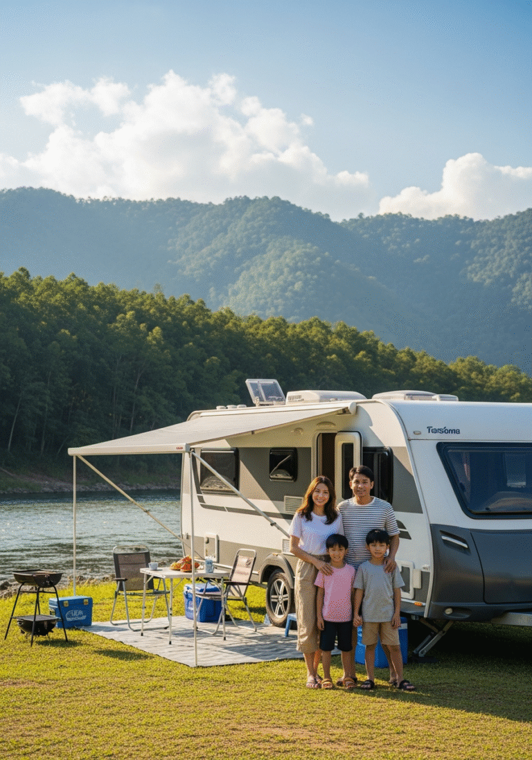 รถบ้าน caravan