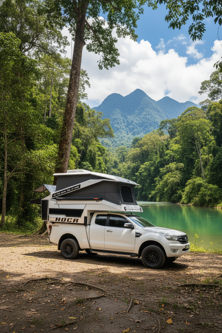 รถบ้าน truck camper