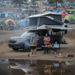 รถบ้าน Honda มือสอง ติดตั้ง Camper Truck