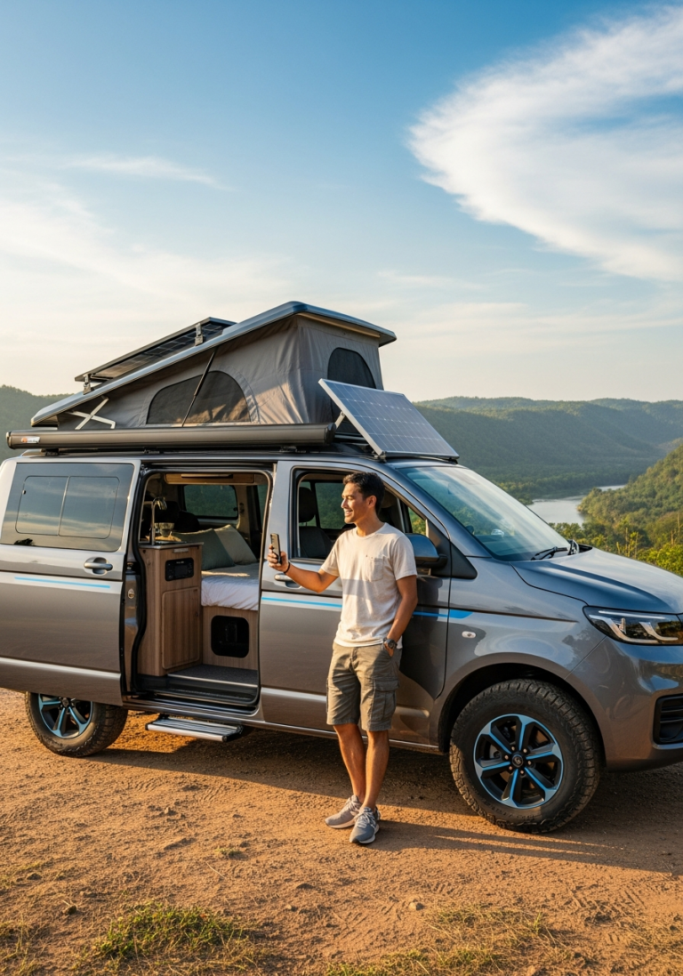 รถบ้านพลังงานไฟฟ้า