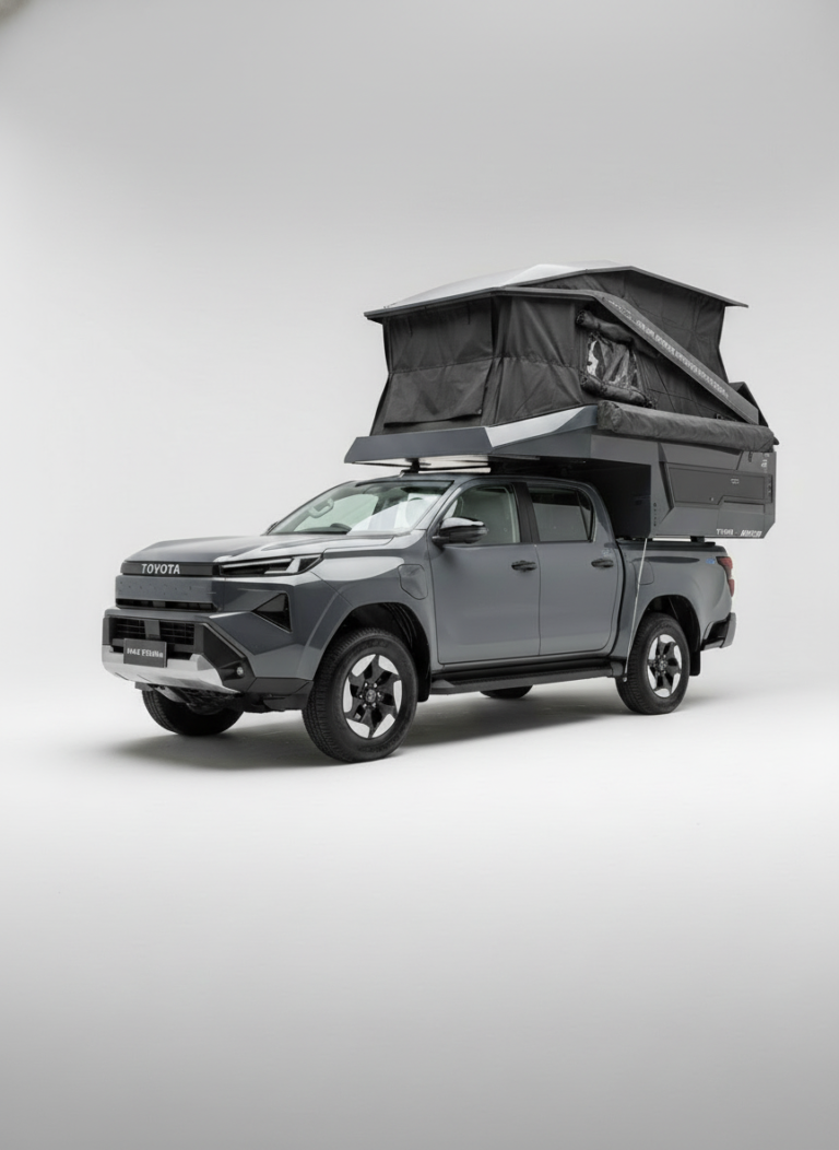 รถบ้านกระบะไฟฟ้า HOCA x Toyota HILUX TRAVO-e